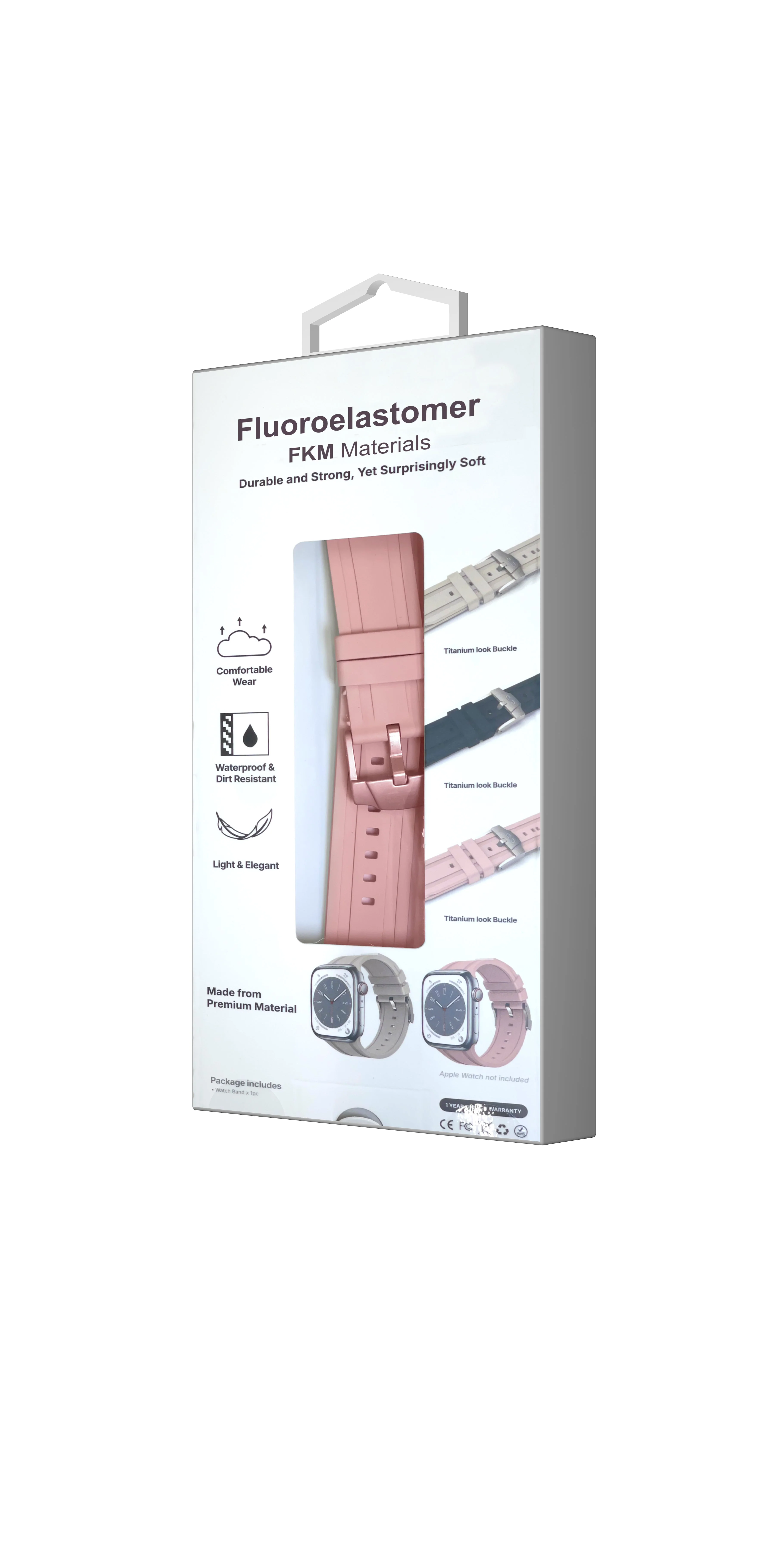 TimeLoop Apple Watch Premium Strap 41mm/40mm/38mm (Pink) - Image 2