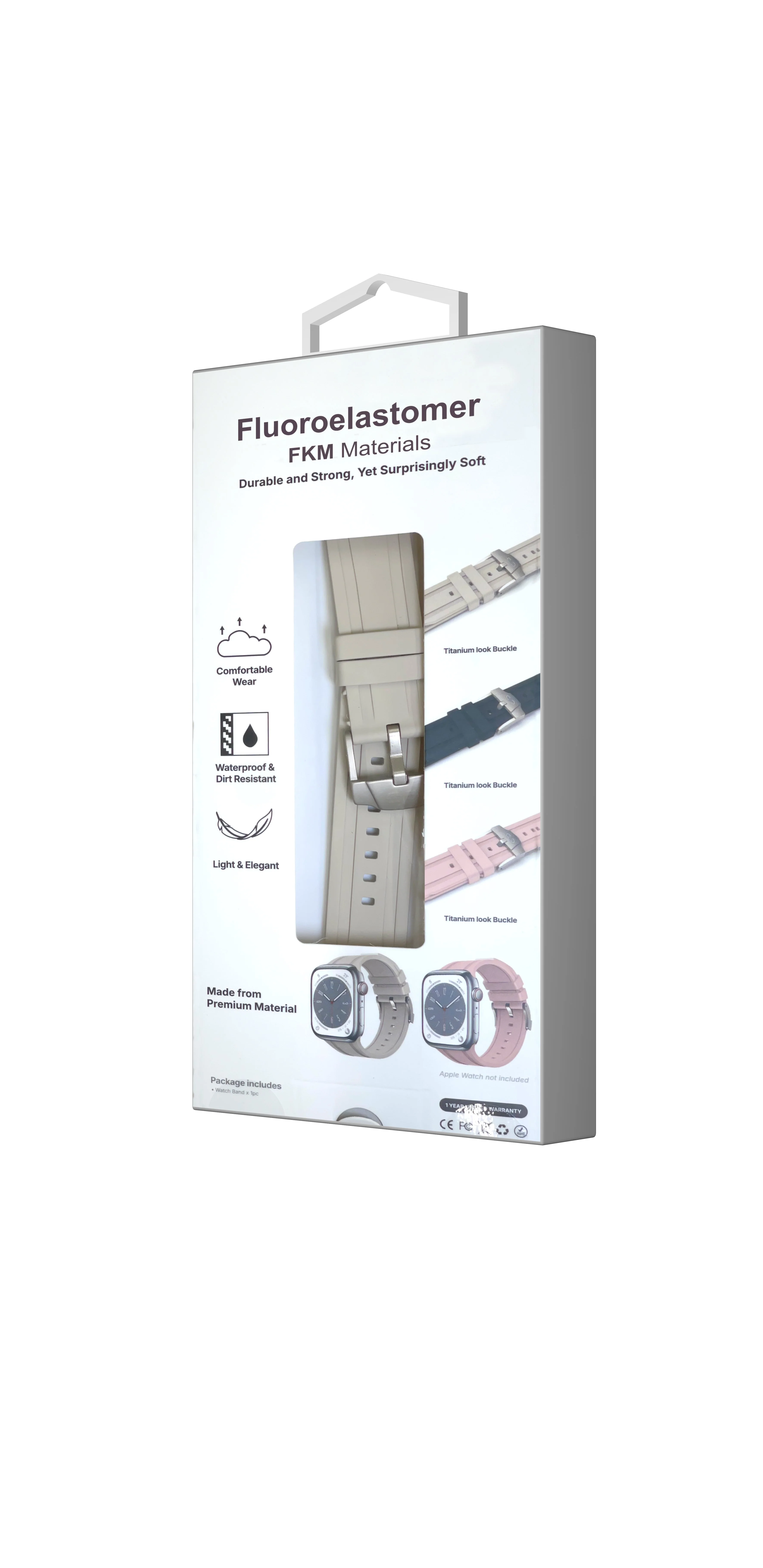 TimeLoop Apple Watch Premium Strap 49mm/45mm/44mm/42mm (Starlight) - Image 3