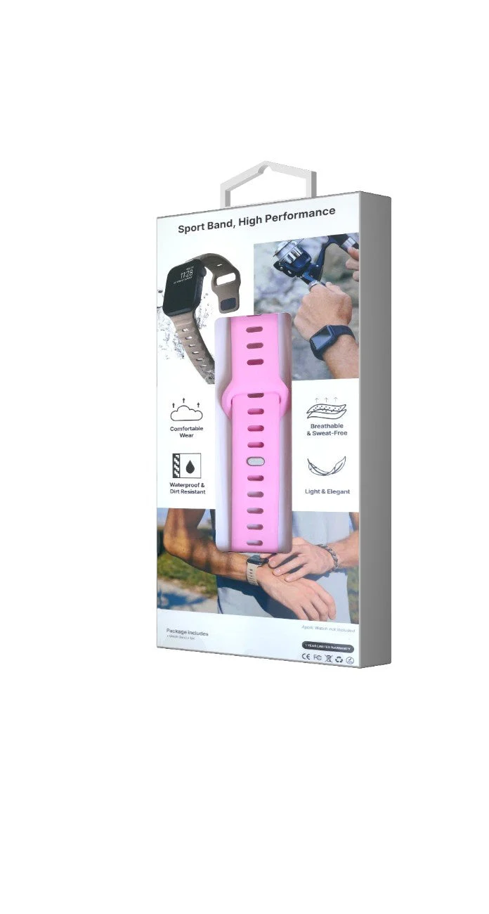 TimeLoop Apple Watch Sport Band 41mm/40mm/38mm (Pink) - Image 2