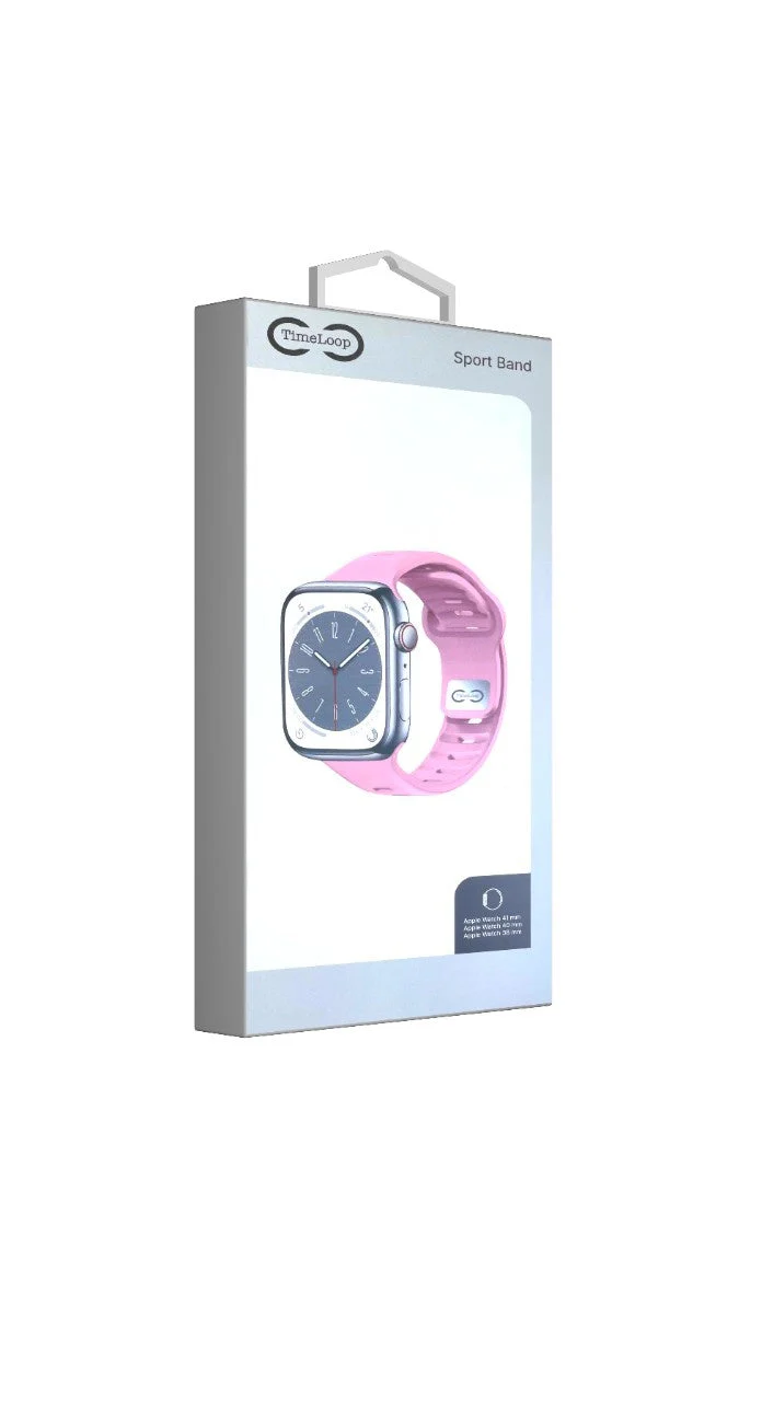 TimeLoop Apple Watch Sport Band 41mm/40mm/38mm (Pink) - Image 3