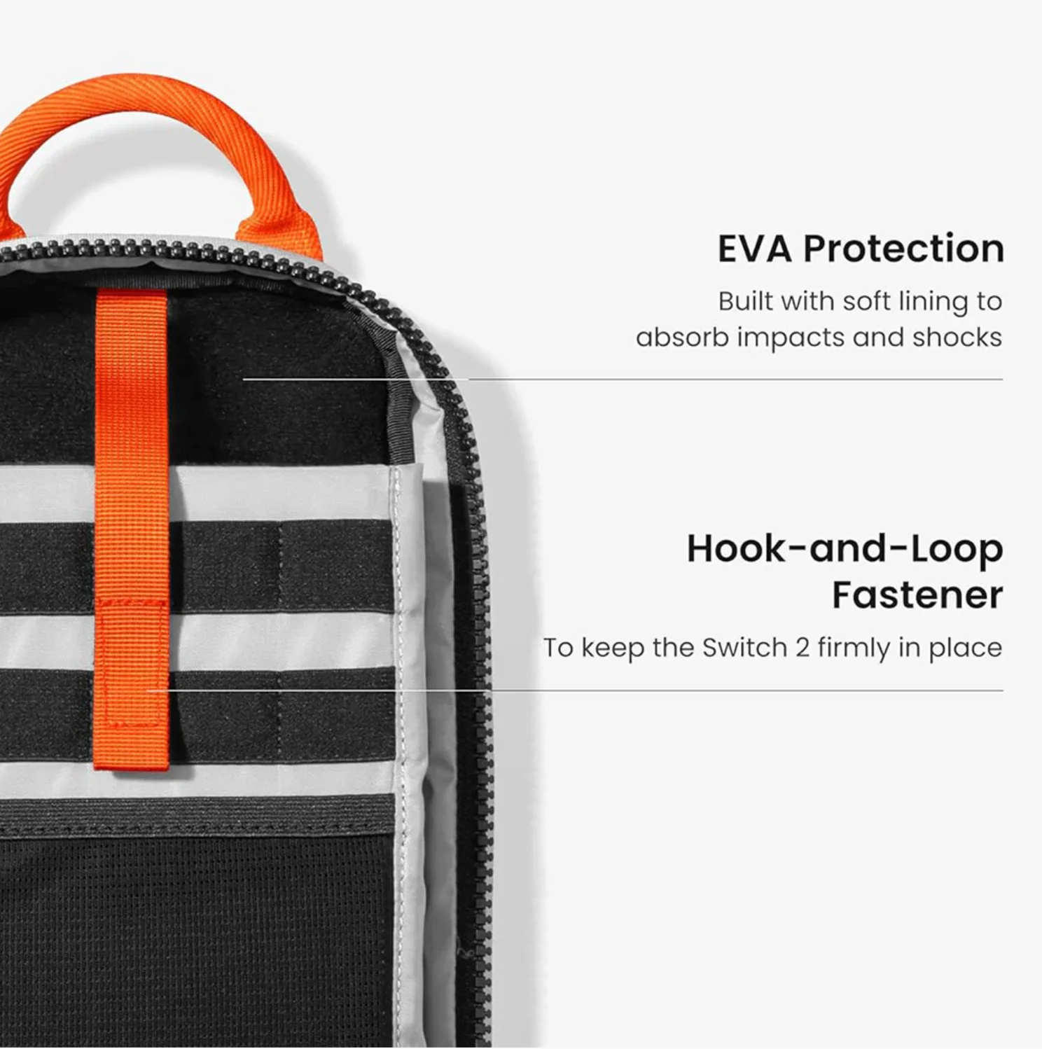 TOMTOC GAME ON G49S1 NINTENDO SWITCH 2 TRAVEL BAG - Image 6