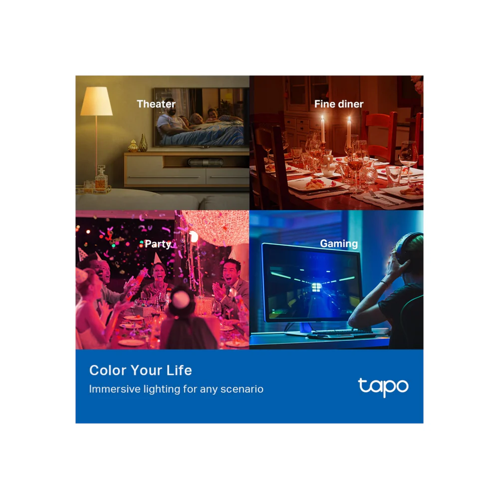 TP-Link TAPO Smart Wifi Light Bulb, Multicolor - Image 6