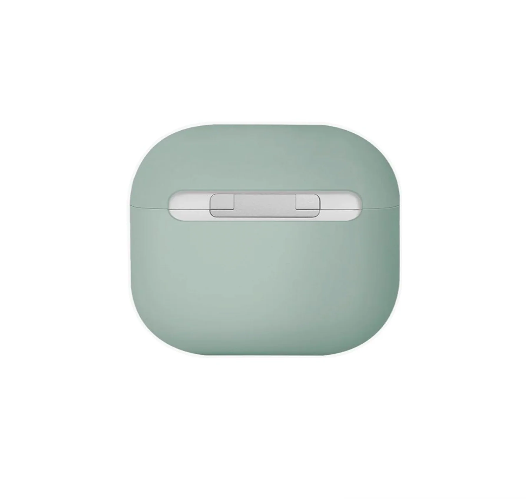 Uniq Lino Hybrid Liquid Silicon AirPods 4th Gen (2024) Case - Iceplant Green - Image 2